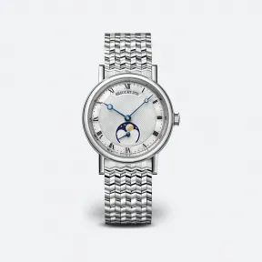 宝玑/Breguet 经典 Classique 系列 18K白金 手动机械机芯 女表 9087BB-52-BC0