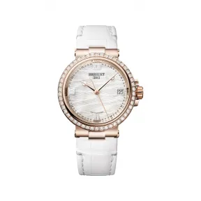 宝玑/Breguet 航海 Marine 系列 18k玫瑰金 自动机械机芯 女表 9518BR-52-984-D000