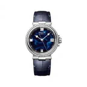 宝玑/Breguet 航海 Marine 系列 不锈钢 自动机械机芯 女表 9518ST-E2-984-D000