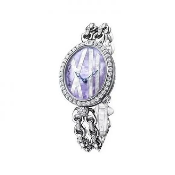 宝玑/Breguet 那不勒斯皇后 Reine De Naples 系列 18k白金镶钻 自动机械机芯 女表 9818BB-5V-J51-DDD0