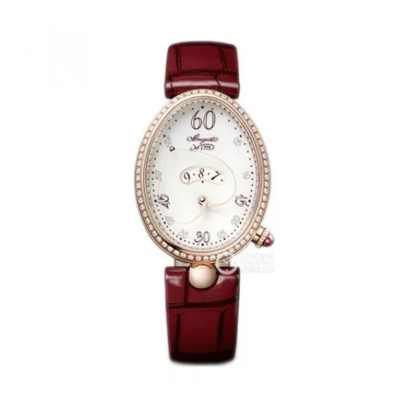 宝玑/Breguet 那不勒斯王后系列 18k玫瑰金 自动机械机芯 女表 9825BR-S8-964-D00D