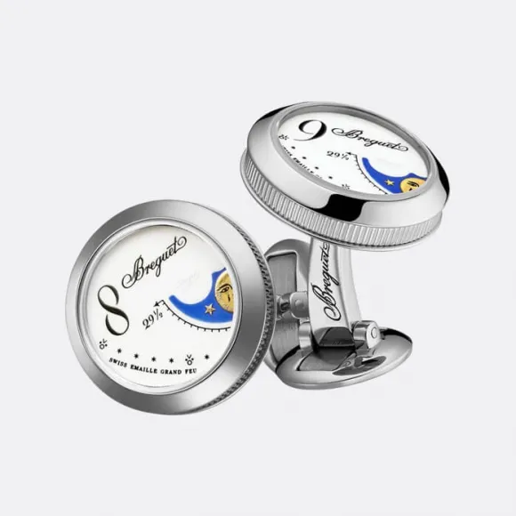 宝玑/Breguet Pair Watch Email Grand Feu    袖扣 9905BB7787