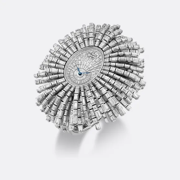 宝玑/Breguet 高级珠宝腕表系列 18k白金镶钻 自动机械机芯 女表 GJ25BB8989-DDDD