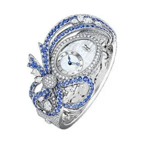 宝玑/Breguet 高级珠宝腕表系列 18k白金镶钻 自动机械机芯 女表 GJE20BB20-8924DS1