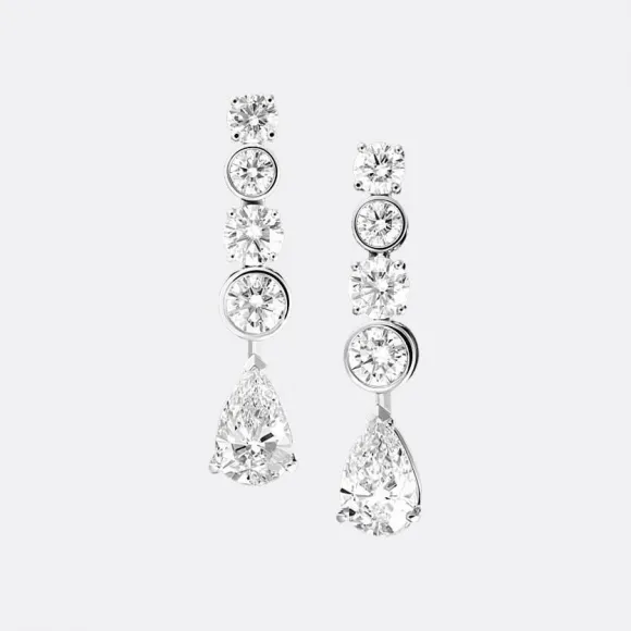 宝玑/Breguet 白金 耳环 Le Pavillon de la Reine GJE22BB01.9001