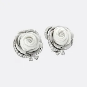 宝玑/Breguet 白金 耳环 La Rose de la Reine GJE24BB01.9001