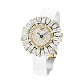 宝玑/Breguet 高级珠宝腕表系列 18k黄金镶钻 机械机芯 女表 GJE26BA20-8589DB1