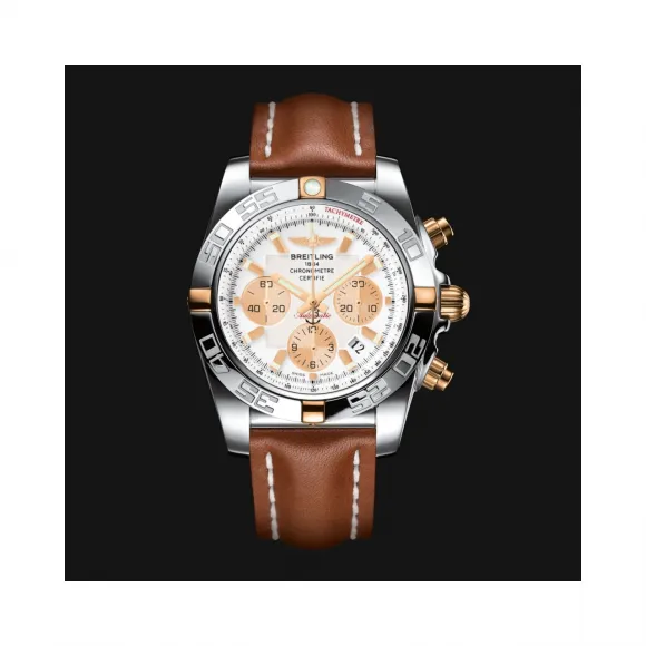 百年灵/Breitling 挑战者 Colt 系列 精钢 , 间金 , 精钢及金 , 18K 玫瑰金 , 白 金 自动机械机芯 男表 IB011012_A696_433X_A20BA.1