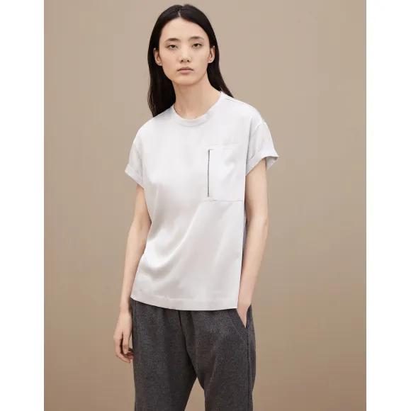 布内罗·古奇拉利/Brunello Cucinelli 短袖T裇 (192M0C59DE210) - 女款 上衣