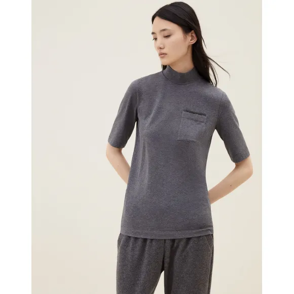 布内罗·古奇拉利/Brunello Cucinelli 短袖T裇 (192M0T18BB204) - 女款 上衣