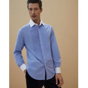 布内罗·古奇拉利/Brunello Cucinelli 礼服衬衫 (192M0UC4S1877) - 男款 衬衫