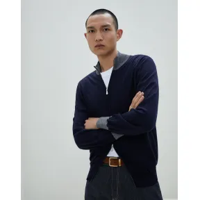 布内罗·古奇拉利/Brunello Cucinelli 拉链对襟衫 (192M24801416) - 男款 针织衫