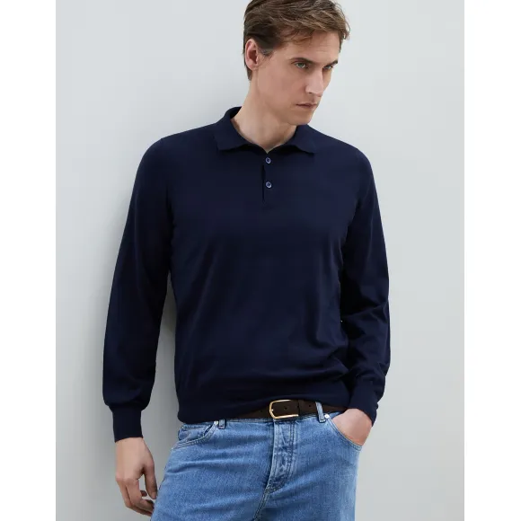 布内罗·古奇拉利/Brunello Cucinelli 马球款针织衫 (192M29800225) - 男款 针织衫