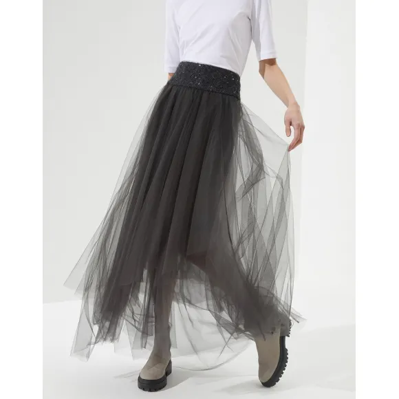 布内罗·古奇拉利/Brunello Cucinelli 长裙 (192MA156G2886) - 女款 半裙
