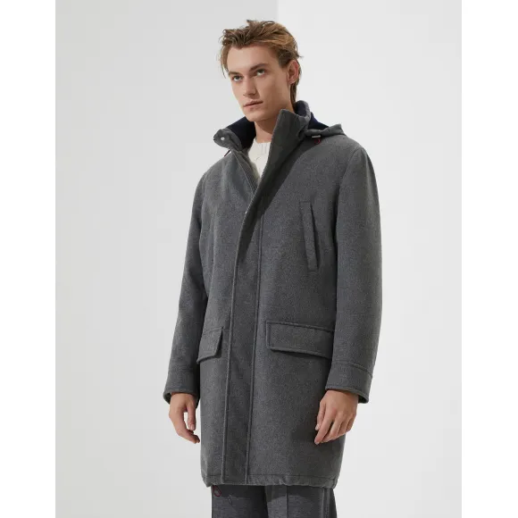布内罗·古奇拉利/Brunello Cucinelli 军装风格大衣 (192MM4006402) - 男款 外套和夹克
