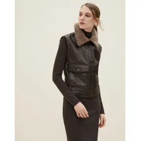 布内罗·古奇拉利/Brunello Cucinelli 皮革 (192MPMSH8573) - 女款 外套和夹克