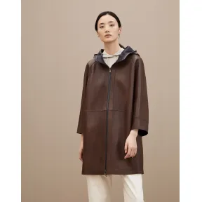 布内罗·古奇拉利/Brunello Cucinelli 皮革 (192MPOSR9350) - 女款 外套和夹克