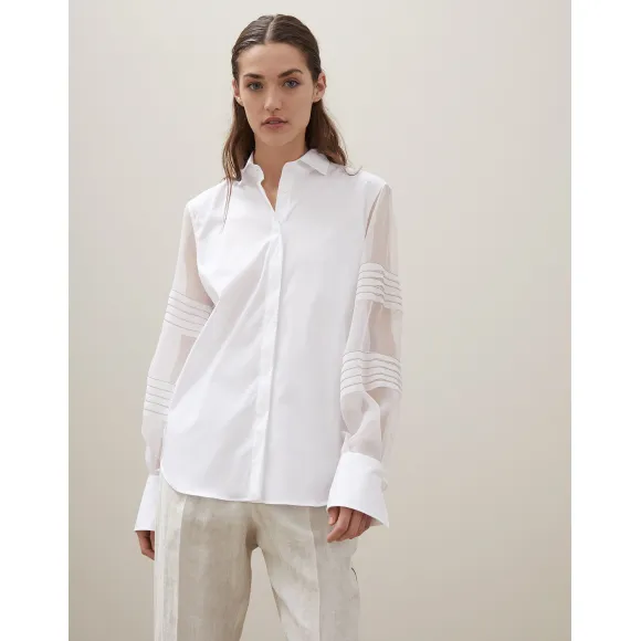 布内罗·古奇拉利/Brunello Cucinelli 全棉衬衫 (201M0091MJ506) - 女款 衬衫