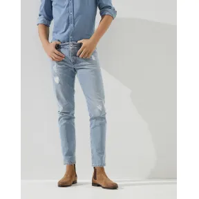 布内罗·古奇拉利/Brunello Cucinelli 牛仔长裤 (201M283PJ2020) - 男款 裤子