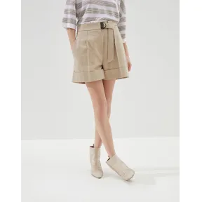 布内罗·古奇拉利/Brunello Cucinelli 短裤 (201MH133P7234) - 女款 裤子