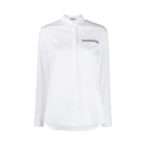 布内罗·古奇拉利/Brunello Cucinelli 珠饰细节衬衫 M0091MD506C159
