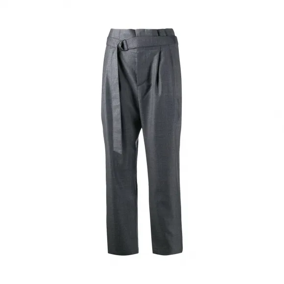 布内罗·古奇拉利/Brunello Cucinelli 高腰长裤 M031PP7013C1121