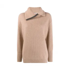 布内罗·古奇拉利/Brunello Cucinelli 宽领毛衣 M12714404C174