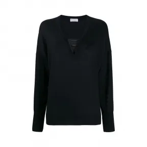 布内罗·古奇拉利/Brunello Cucinelli 珠饰细节毛衣 M13832702C101