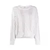 布内罗·古奇拉利/Brunello Cucinelli 亮片粗绞花针织毛衣 M3Y672000CN803