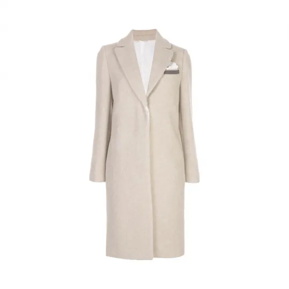 布内罗·古奇拉利/Brunello Cucinelli 单排扣中长大衣 MB5329417C102
