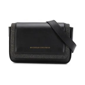 布内罗·古奇拉利/Brunello Cucinelli logo 铆钉腰包 MBSMD2082C101