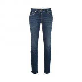 布内罗·古奇拉利/Brunello Cucinelli 高腰紧身牛仔裤 MH107P5495C7721