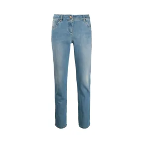 布内罗·古奇拉利/Brunello Cucinelli 紧身牛仔裤 MH107P5497C7717