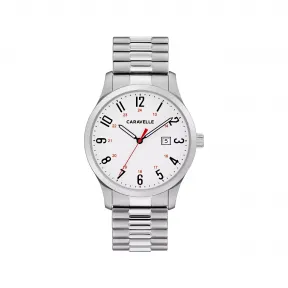 宝路华/Bulova Caravelle系列 40 MM 不锈钢 石英机芯 手表 43B153