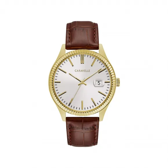 宝路华/Bulova Caravelle系列 41 MM 不锈钢 石英机芯 手表 44B115