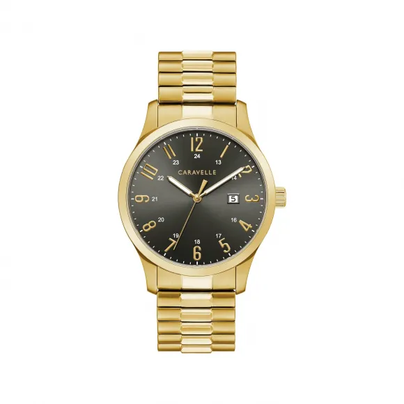 宝路华/Bulova Caravelle系列 40.2 MM 不锈钢 石英机芯 手表 44B126