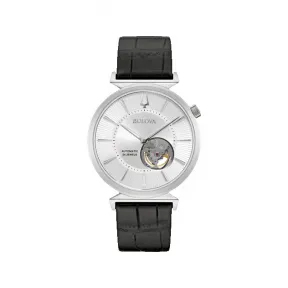 宝路华/Bulova Classic 系列 40 mm 不锈钢 自动机械机芯 男表 96A240