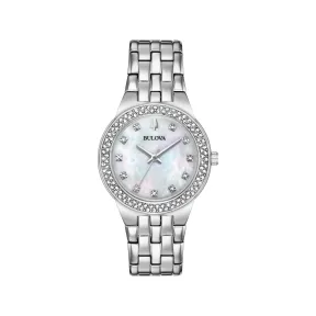 宝路华/Bulova  33 MM 不锈钢 石英机芯 手表 96X144