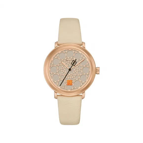 宝路华/Bulova  34 MM 不锈钢 石英机芯 手表 98L216