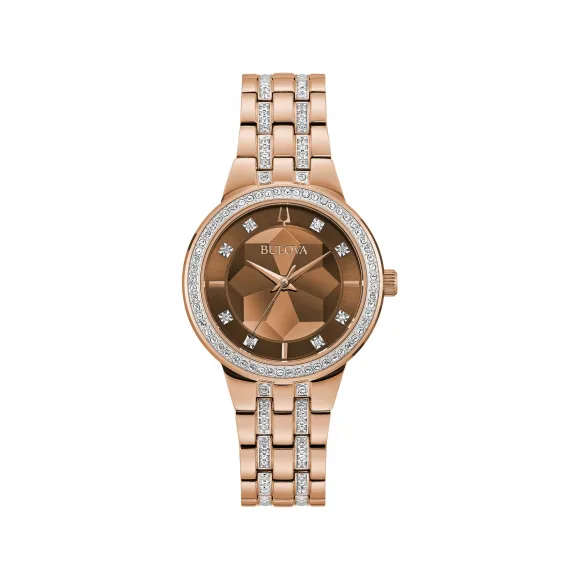 宝路华/Bulova  32.5 MM 不锈钢 石英机芯 手表 98L266