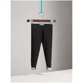 博百利/Burberry  弹力棉质打底裤 (黑色)  39040981