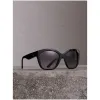 博百利/Burberry 女士 方框太阳眼镜 (黑色) 40666491