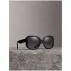 博百利/Burberry 女士 方框太阳眼镜 (黑色) 40666531