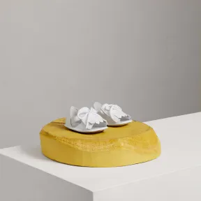 博百利/Burberry 儿童用品 流苏皮革凉鞋 (光白色) - 童装  40714651