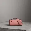 博百利/Burberry 女士 The Barrel - 皮革巴瑞尔包 (暗雅玫瑰色) 40766701