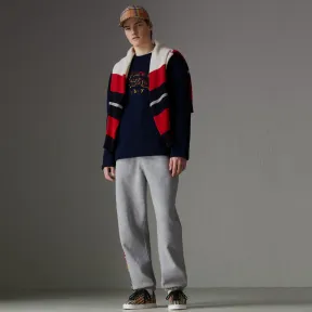 博百利/Burberry 男士 经典复刻系列平织运动衫 (深蓝色) - 男士  45476941