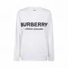 博百利/Burberry 女士 徽标印花棉质运动衫 (白色) 80114431