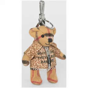 博百利/Burberry 女士 鹿印花外套 Thomas 泰迪熊吊饰 (古典黄色)  80116601