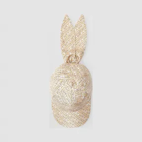 博百利/Burberry 女士 专属标识印花棒球帽 (驼色) 80139731