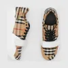 博百利/Burberry 女士 Vintage 格纹棉质运动鞋 (典藏米色) 80202811